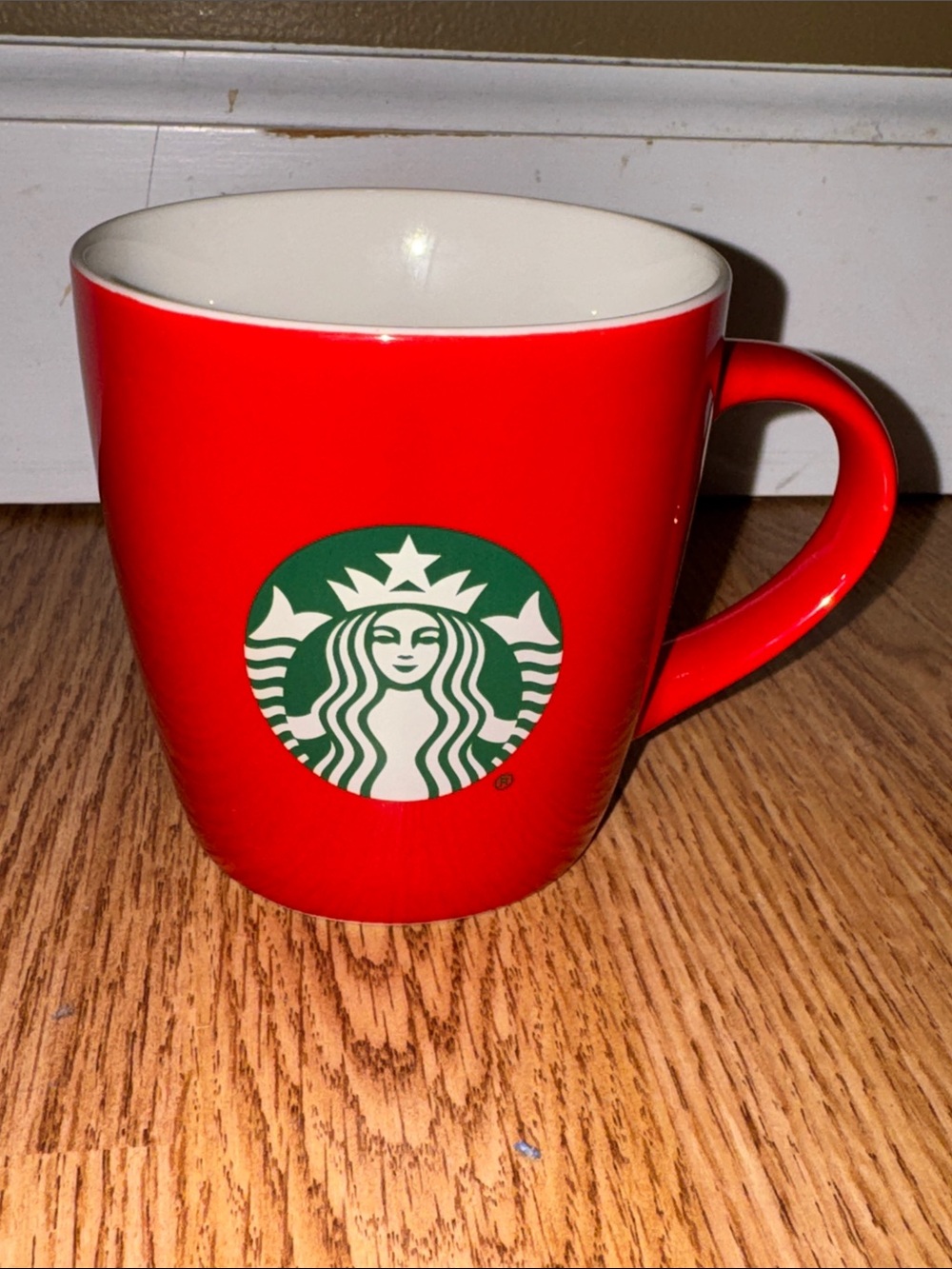 STARBUCKS COFFEE CO. 2021 12oz RED COFFEE TEA MUG CUP